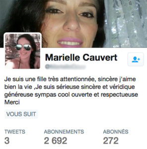 Faux compte Twitter